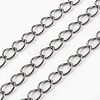 Brass Twisted Chains CHC-Q001-5x4mm-B-1