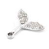 Alloy Rhinestone Pendants FIND-U026-15P-2