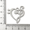 Non-Tarnish 304 Stainless Steel Pendants STAS-K253-06P-3