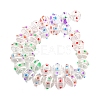 Glass with Enamel Beads Strands GLAA-M047-01A-2