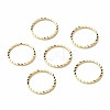 Brass Linking Rings KK-F831-018D-G-RS-1