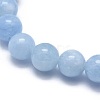 Natural & Dyed White Jade Bead Stretch Bracelets X-BJEW-K212-A-018-3