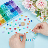 700Pcs 28 Colors Transparent & Opaque Plastic Beads KY-PH0002-30-3