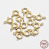 925 Sterling Silver Spring Ring Clasps STER-K167-076B-G-3