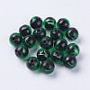 Handmade Silver Foil Lampwork Beads LAMP-J089-Q08-1