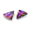 Glass Rhinestone Pendants RGLA-O002-A02-001VO-4