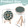 Round Wooden Ring Display Easels RDIS-WH0032-005B-2