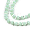 Imitation Jade Glass Beads Strands GLAA-N052-04-4