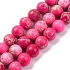 Dyed Natural Regalite/Imperial Jasper/Sea Sediment Jasper Beads Strands X-G-B124-C03-02-1