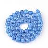 Synthetic Crackle Quartz Beads Strands GLAA-S134-8mm-10-2