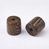 Natural Wenge Wood Beads WOOD-S053-36-2