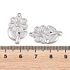 304 Stainless Steel Pendant Setting for Enamel STAS-L317-18P-3