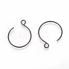 304 Stainless Steel Earring Hooks Ion Plating(IP) STAS-L216-02A-B-1