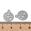 304 Stainless Steel Charms STAS-F300-03P-3