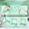Transparent Acrylic Earring Display Stand EDIS-HY0001-03A-6