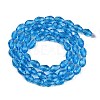 Transparent Glass Beads Strands EGLA-N013-T8mm-D17-2