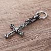 Biker Style 304 Stainless Steel Pendant Keychains LB7675-1
