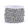 Brass Flat Oval Cable Chains CHC018Y-NFK-4