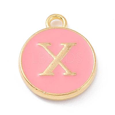 Golden Plated Alloy Enamel Charms X-ENAM-Q437-14X-1