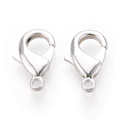 Brass Lobster Claw Clasps KK-YW0004-01D-S-1