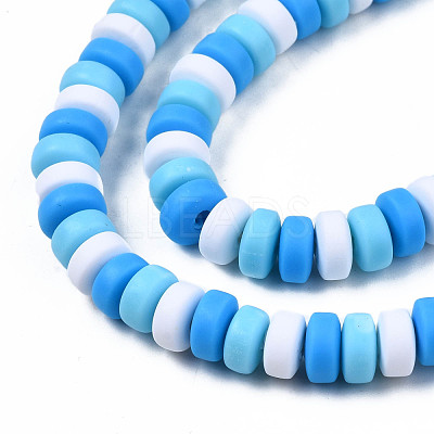 Handmade Polymer Clay Beads Strands CLAY-N008-008T-1