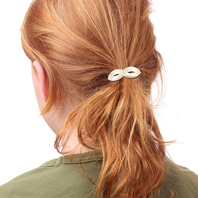 6Pcs 6 Style Rubber String Elastic Hair Ties Ponytail Hair Cuff OHAR-GO0001-04-1