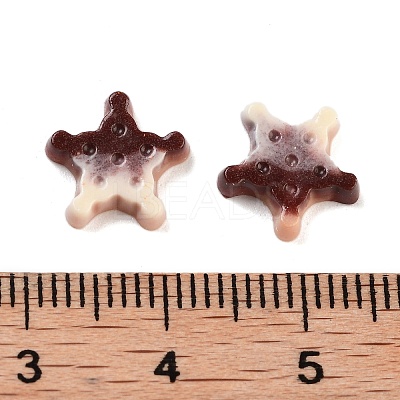 Luminous Resin Imitation Chocolate Decoden Cabochons RESI-K036-28C-01-1
