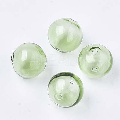 Handmade Blown Glass Beads BLOW-T001-32A-05-1