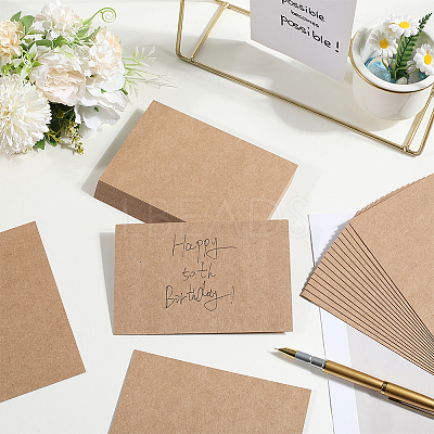 Blank Paper Card DIY-WH20058-03B-1