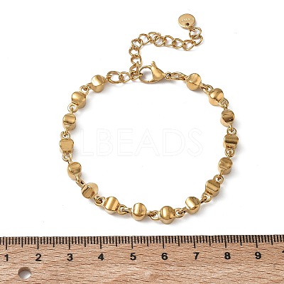 304 Stainless Steel Link Chain Bracelets for Women SA-CBA4051-07G-1