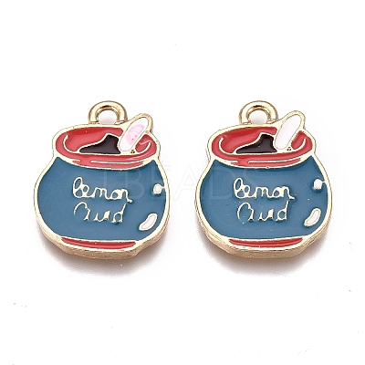 Alloy Enamel Pendants ENAM-I044-13G-1