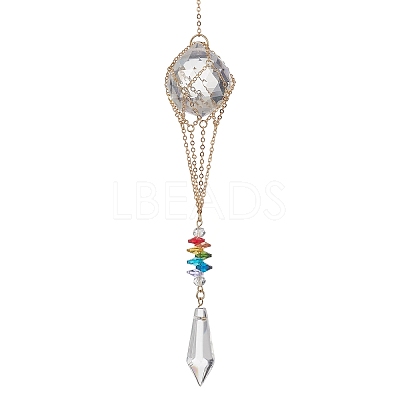 Glass Hot Air Balloon Hanging Suncatchers HJEW-JM04569-01-1
