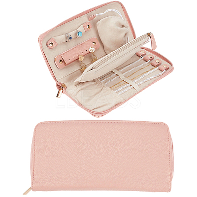 PU Leather Jewelry Zipper Bags ABAG-WH20001-41C-1