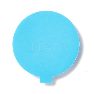 Flat Round with Stipe Pattern Cup Mat Silicone Molds LS-DIY-M039-02-1