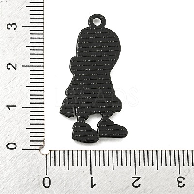 Halloween Alloy Enamel Pendants ENAM-M220-02G-B-1