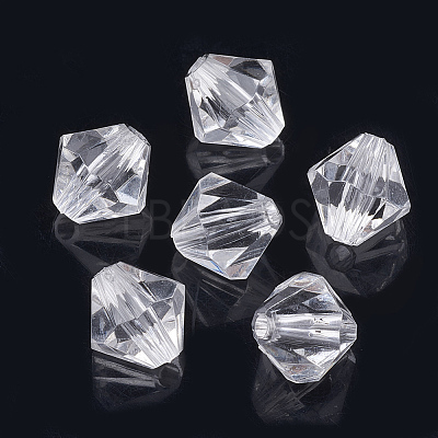 Transparent Acrylic Beads X1-TACR-S146-4mm-01-1