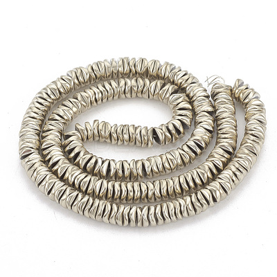 Electroplate Non-magnetic Synthetic Hematite Beads Strands X-G-N0322-01D-1
