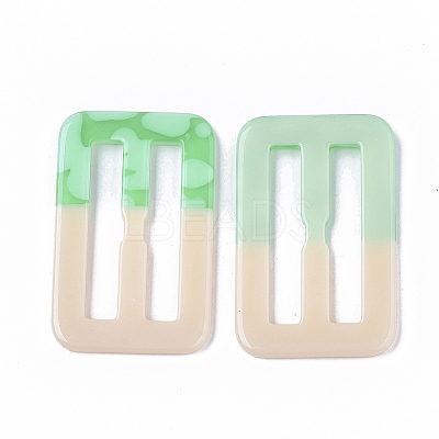Acrylic Slide Buckles OACR-T020-031C-1