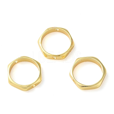 Rack Plating Brass Bead Frame KK-M269-05G-1