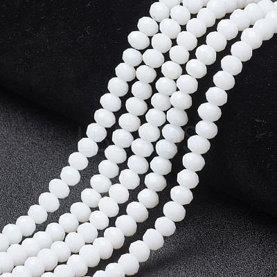 Opaque Solid Color Glass Beads Strands EGLA-A034-P2mm-D01-1