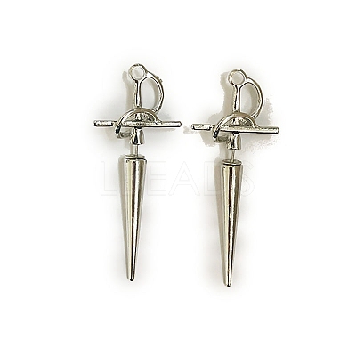 Alloy Sword Stud Earrings for Women PW-WG2AD5A-01-1