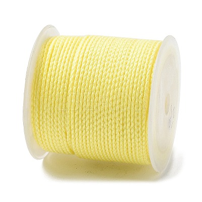 20M Polyester Braided Cord for Jewelry Making OCOR-G015-04A-18-1