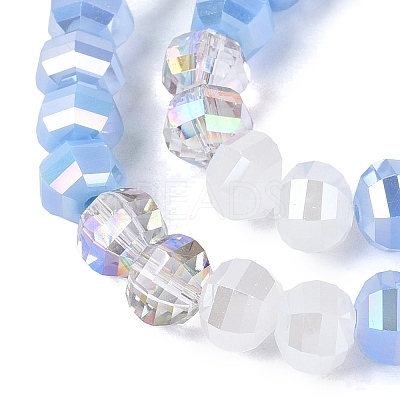 Electroplate Mixed Styles Glass Beads Strands EGLA-N022-14A-A09-1