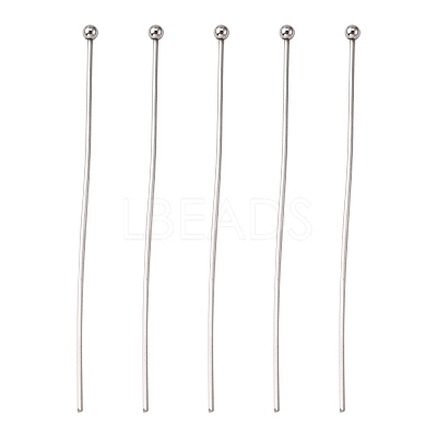 Tarnish Resistant 304 Stainless Steel Ball Head Pins STAS-K146-045-50x0.7mm-1