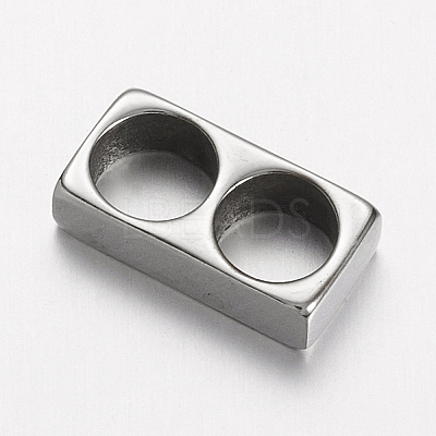 Tarnish Resistant 304 Stainless Steel Slide Charms LS-STAS-D166-55P-1