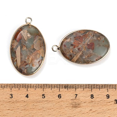 Dyed Synthetic Imperial Jasper Pendants GG-CBAA20A-04G-01-1