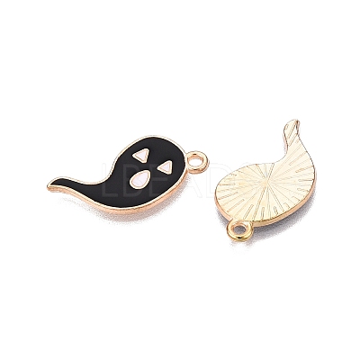 Halloween Theme Alloy Enamel Pendants PALLOY-N176-40B-RS-1