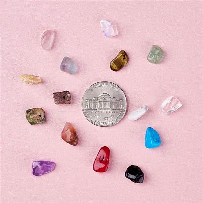 Mixed Natural & Synthetic Gemstone Beads G-X0003-B-1