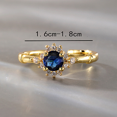 Brass Open Cuff Rings for Women VP2144-1
