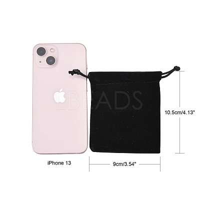 Rectangle Velvet Pouches TP-A001-9x10.5cm-2-1